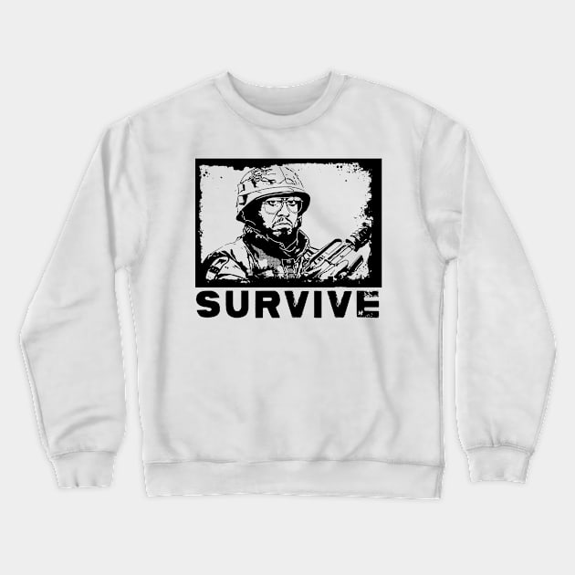 survive Crewneck Sweatshirt by Villages Of Izbor